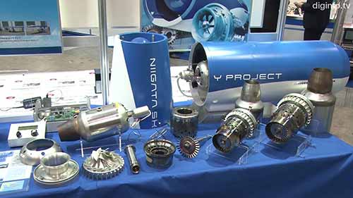 小型无人机涡喷发动机