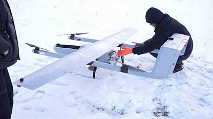 垂直起降无人机燃气发动机测试2