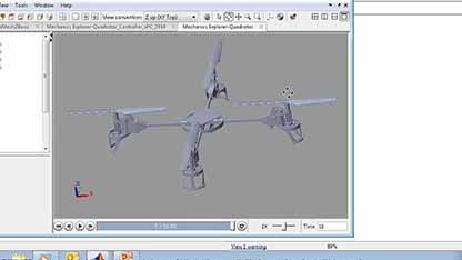四旋翼飞行器的建模仿真和控制