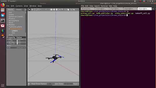 Gazebo模拟器控制无人机
