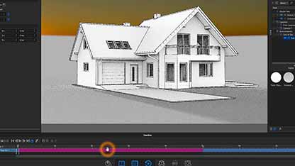 Keyshot10-太阳和天空弧动画