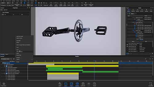 keyshot创建分解视图