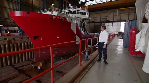 用回收方式建造超级游艇