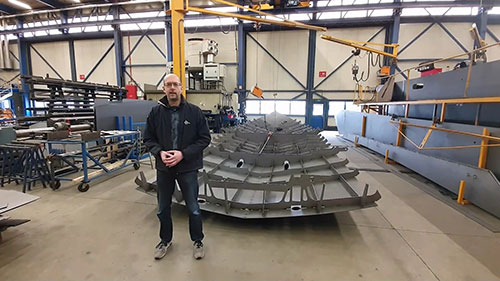 林森游艇的制造过程1