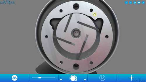 旋叶泵的工作原理