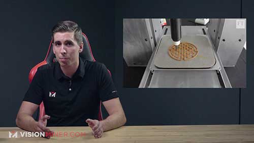 3D打印机是如何打印食物的？