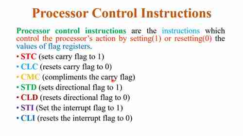 8086微处理器的指令集