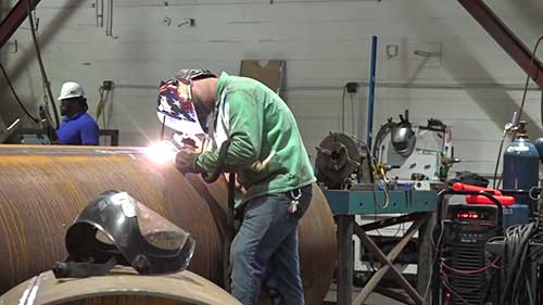 焊接热变形的修复