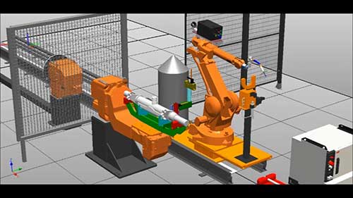 车轴机器人焊接系统