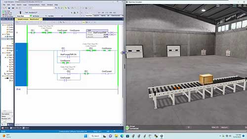 梯形逻辑控制输送系统