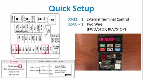 变频器的外部运行操作