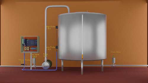 PLC编程控制水箱水位