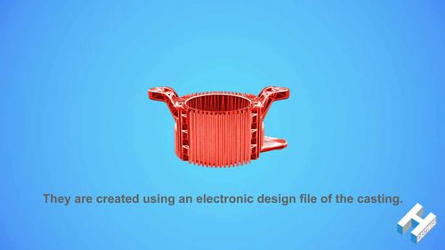 砂模的装配过程