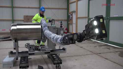 压力容器的机器人检测