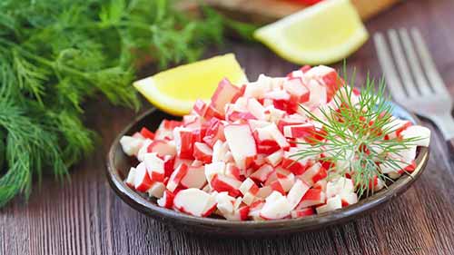 仿制蟹肉棒加工