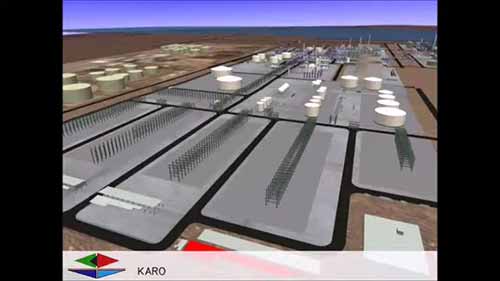 烯烃精炼厂3D模型