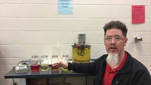 柴油的运动粘度从测定