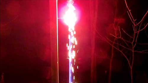 仙女棒烟花药剂测试