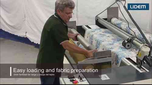 织物折叠复卷机