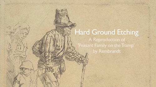 伦勃朗的版画制作过程