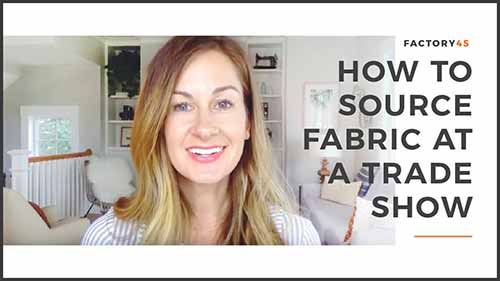 如何在贸易展上采购面料