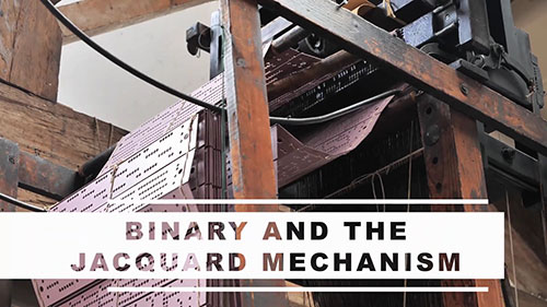 二进制和提花织机装置演示