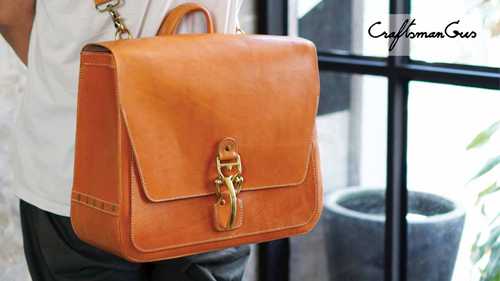 皮具高手：制作美国邮差包