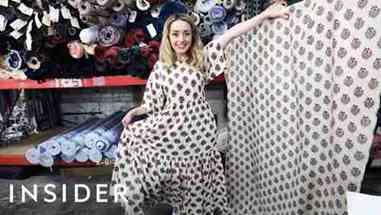 这个洛杉矶品牌如何用回收布料制作连衣裙