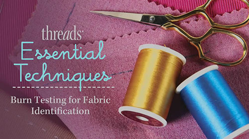 如何用燃烧法鉴别面料