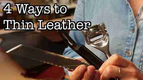 4种皮革削薄的方法