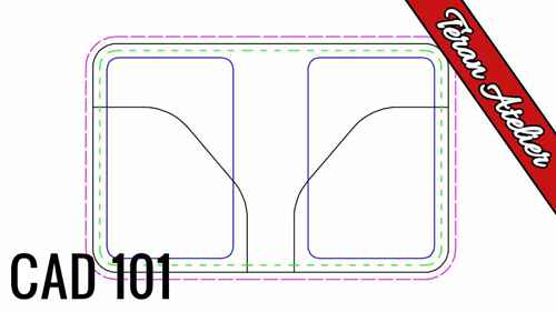 使用CAD为皮具打版
