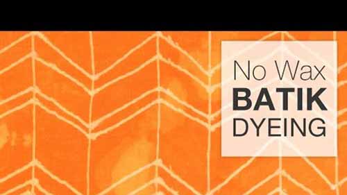 染色教程：无蜡蜡染技术