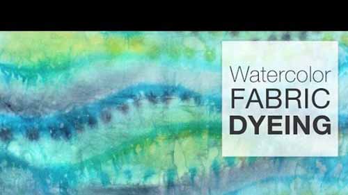 染色教程：用染料彩绘布料