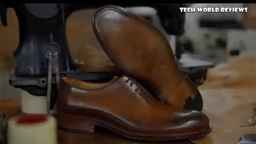 巧手工匠制作手工皮鞋