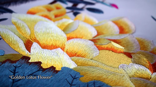 丝绸艺术——丝绸刺绣工艺