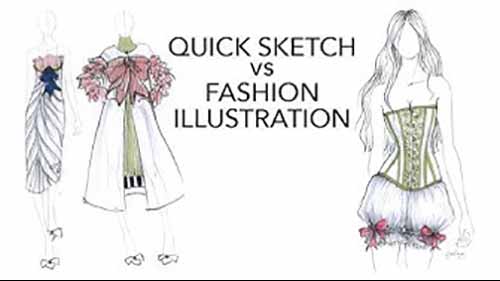 设计速写vs时尚插画