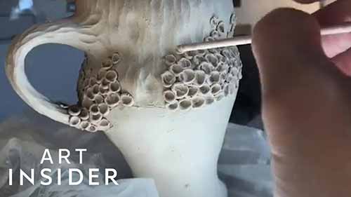 陶艺师制作林地马克杯：灵感来自霍比特人