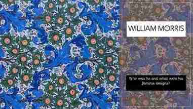 大一威廉莫里斯艺术课