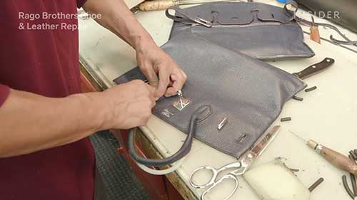 如何专业修复价值10,000美元的爱马仕铂金包