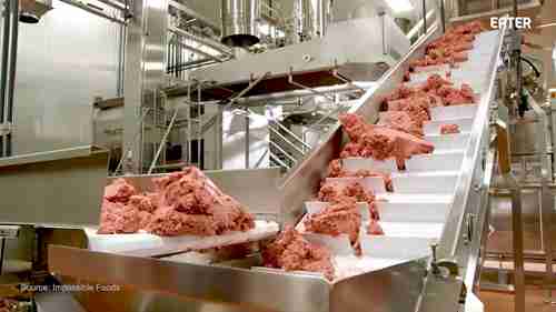 无肉植物汉堡的制作