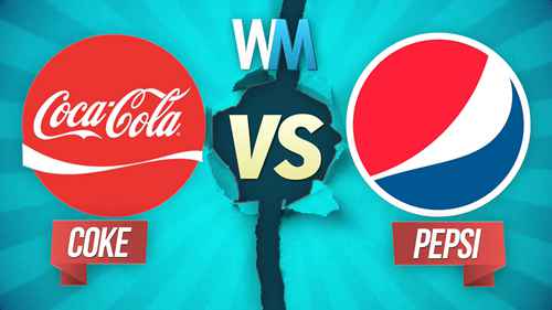 可口可乐vs百事可乐