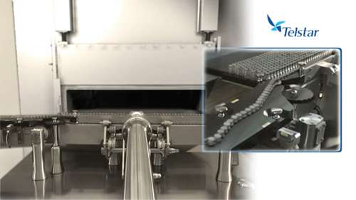 药品冻干机的自动装卸料系统