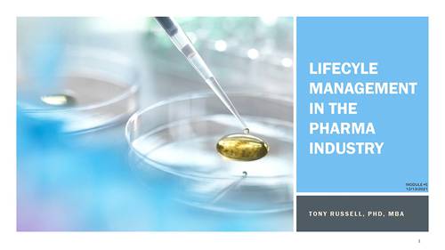 医药业的生命周期管理