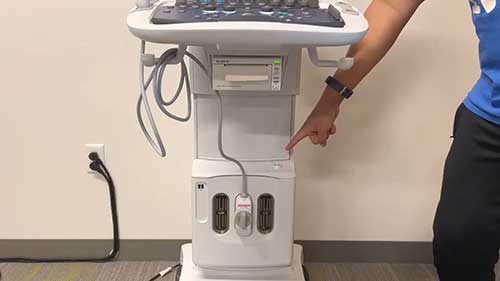 更换超声诊断仪的扫描模块