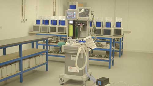 医用麻醉机的组装