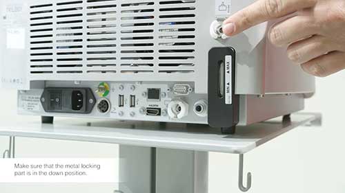 医用超声碎石机的装配