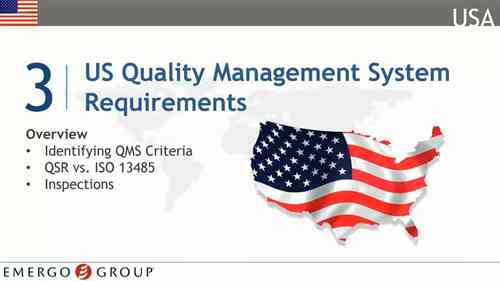 美国医疗器械注册 3 质量管理体系
