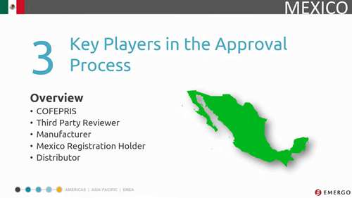 墨西哥医疗器械注册 3 关键人员