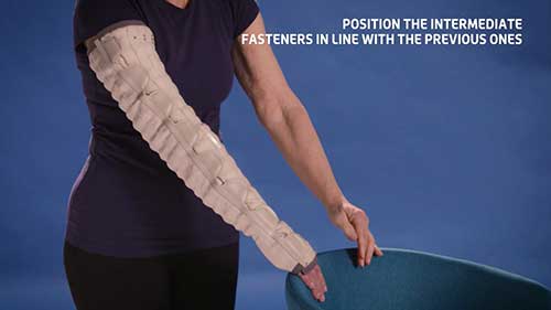 护臂套的穿戴方法