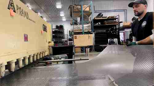 谷物清选机的筛网制造